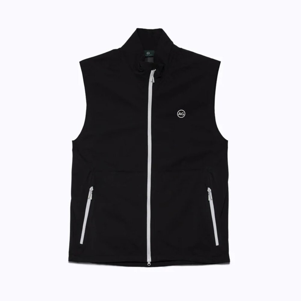 AG Green Label The Newton Golf Vest - XL - Caviar